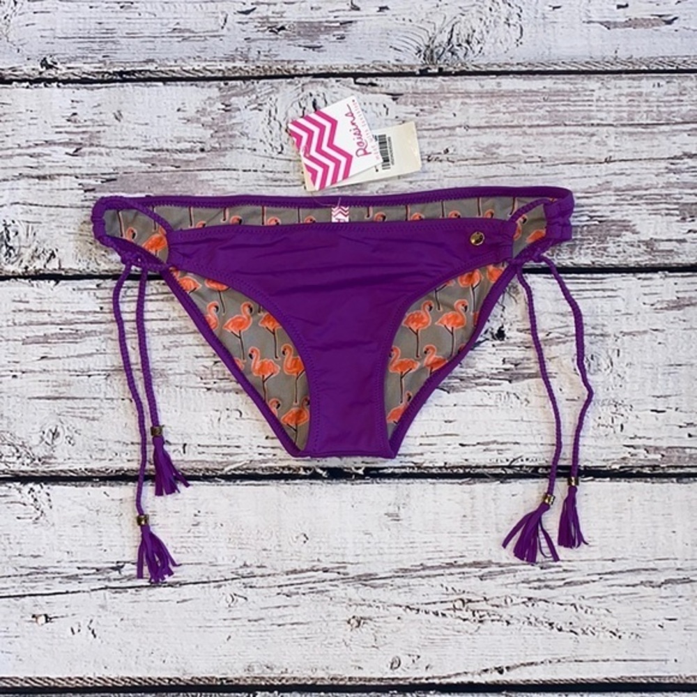 NWT Raisins purple bikini bottoms